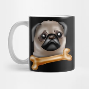 No Bones day for Pug Mug